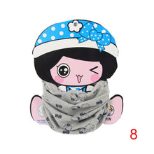 Child Scarf Boys Girls Kids Cute Cartoon O Ring Neckerchief Scarves Toddler Baby Scarf Warm Wear SM6
