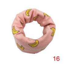 Child Scarf Boys Girls Kids Cute Cartoon O Ring Neckerchief Scarves Toddler Baby Scarf Warm Wear SM6