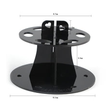 Cosmetic Shelf Rack Toothbrush Makeup Brush Organizer Acrylic 6 Hole Oval Makeup Brush Holder For Stand Drying Brush SM6