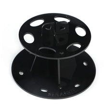 Cosmetic Shelf Rack Toothbrush Makeup Brush Organizer Acrylic 6 Hole Oval Makeup Brush Holder For Stand Drying Brush SM6