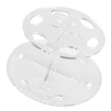 Cosmetic Shelf Rack Toothbrush Makeup Brush Organizer Acrylic 6 Hole Oval Makeup Brush Holder For Stand Drying Brush SM6