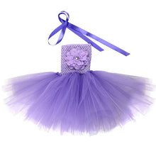 Kids Clothing Dresses For Girls Casual Flower Ball Gown Tutu Birthday Party Dress Solid Baby Children Clothes SM6