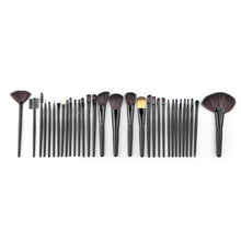 MAANGE Professional 32pcss Cosmetic Facial Make up Brush Kit Wool Makeup Brushes Tools Set with Black Leather Case S1 SM6