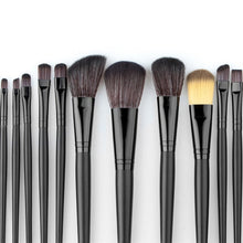 MAANGE Professional 32pcss Cosmetic Facial Make up Brush Kit Wool Makeup Brushes Tools Set with Black Leather Case S1 SM6