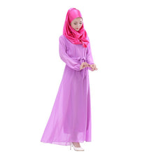 Women Chiffon Long Sleeve LKaftan Abaya Jilbab Islamic Muslim Cocktail ong Dress SM6