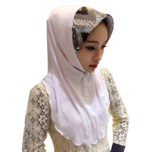 Women Soft Full Cover Scarf Paillette Embroider Linen Caps Islamic Shawls Hijab Muslim Headwear Y80 SM6