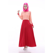 Women's Party Muslim Abaya Jilbab Islamic Maxi Dress Cocktail Long Sleeve Dress SM6