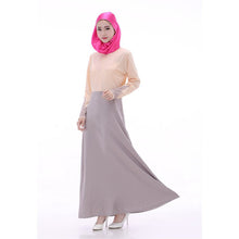 Women's Party Muslim Abaya Jilbab Islamic Maxi Dress Cocktail Long Sleeve Dress SM6