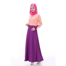 Women's Party Muslim Abaya Jilbab Islamic Maxi Dress Cocktail Long Sleeve Dress SM6