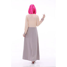 Women's Party Muslim Abaya Jilbab Islamic Maxi Dress Cocktail Long Sleeve Dress SM6