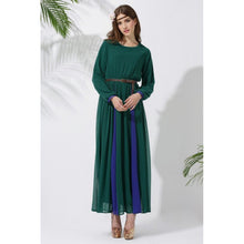 Elegant Women Long Chiffon Dress Vintage Kaftan Jilbab Islamic Muslim Abaya Cocktail Party Y6 SM6