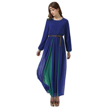 Elegant Women Long Chiffon Dress Vintage Kaftan Jilbab Islamic Muslim Abaya Cocktail Party Y6 SM6