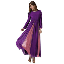 Elegant Women Long Chiffon Dress Vintage Kaftan Jilbab Islamic Muslim Abaya Cocktail Party Y6 SM6
