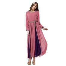 Elegant Women Long Chiffon Dress Vintage Kaftan Jilbab Islamic Muslim Abaya Cocktail Party Y6 SM6
