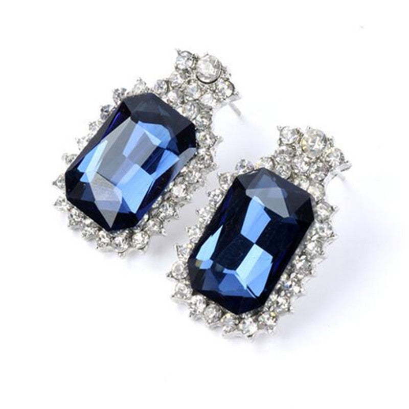 Tears Imitation Gemstone Stud Earring WholeFashion Jewelry For Women Austrian Crystal Earring SM6