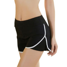 Women Fake Two Piece Elastic Waist Short Feminino Breathable Qucik Dry Women Fitness Shorts SM6