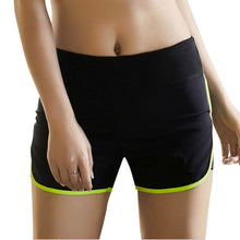 Women Fake Two Piece Elastic Waist Short Feminino Breathable Qucik Dry Women Fitness Shorts SM6