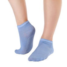 Women's Fitness Pilates Socks Colorful Non Slip Massage Toe Durable Dance S Ankle Grip Exercise Printed Letter Socks SM6