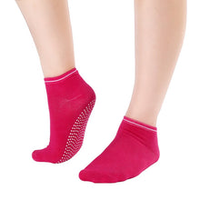 Women's Fitness Pilates Socks Colorful Non Slip Massage Toe Durable Dance S Ankle Grip Exercise Printed Letter Socks SM6