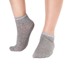 Women's Fitness Pilates Socks Colorful Non Slip Massage Toe Durable Dance S Ankle Grip Exercise Printed Letter Socks SM6