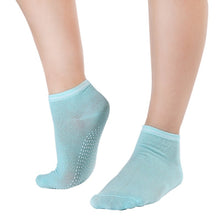 Women's Fitness Pilates Socks Colorful Non Slip Massage Toe Durable Dance S Ankle Grip Exercise Printed Letter Socks SM6