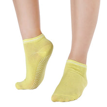 Women's Fitness Pilates Socks Colorful Non Slip Massage Toe Durable Dance S Ankle Grip Exercise Printed Letter Socks SM6