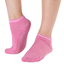 Women's Fitness Pilates Socks Colorful Non Slip Massage Toe Durable Dance S Ankle Grip Exercise Printed Letter Socks SM6