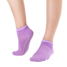 Women's Fitness Pilates Socks Colorful Non Slip Massage Toe Durable Dance S Ankle Grip Exercise Printed Letter Socks SM6