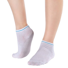 Women's Fitness Pilates Socks Colorful Non Slip Massage Toe Durable Dance S Ankle Grip Exercise Printed Letter Socks SM6