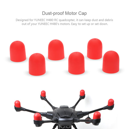 6pcs Dust-proof Motor Cap Cover for YUNEEC H480 RC Quadcopter SM6