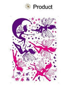 6pcs Pink Purple Fairy Silhouette Angel Wall Sticker Decal Purple Red Home Decal Mural Removable New Style Vinyl Art SM6