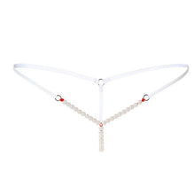 7 Colors New Sexy Women Pearl Beading G-String And Thongs Solid Low Waist Underwear Women bragas mujer #419 SM6