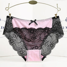 7 Colors Sexy Underwear Women Panties Cotton Blend Lace Transparent Women Panties Underwear Ladies  Culotte Femme SM6