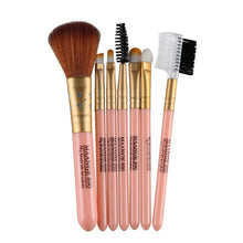 7 Pieces/set Pro Cosmetic Makeup Brushes Tool Eyeshadow Set Powder Foundation Lip Make Up Pincel Maquiagem SM6