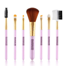 7 Pieces/set Pro Cosmetic Makeup Brushes Tool Eyeshadow Set Powder Foundation Lip Make Up Pincel Maquiagem SM6
