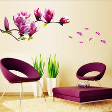 70*50cm Magnolia flower blossoms sticker wall sticker creative fashion hall wallpaper floral DIY paste home bedroom AY9157 SM6