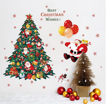 77*120cm Christmas Tree Wall Sticker Vinyl Removable Wall Stickers Home Wall Decor Poster vinilos paredes SM6