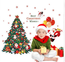 77*120cm Christmas Tree Wall Sticker Vinyl Removable Wall Stickers Home Wall Decor Poster vinilos paredes SM6