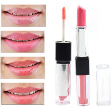 8 Colors Women Beauty Makeup Waterproof Lip Stick Lip Gloss Lip Brillant Pencil Lipstick Double Way Lip Pen P6Y SM6