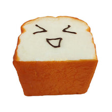 8 cm*8 cm*6 5 cm Bread Jumbo Toast Squishy Expression Card Cellphone Holder H  Pillow Toy Bag Hanger SM6