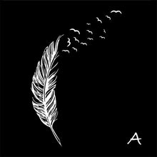 8408 0.7 Left right flying feather Wall Stickers home decor adesivo de parede home decoration wallpaper wall sticker SM6