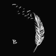 8408 0.7 Left right flying feather Wall Stickers home decor adesivo de parede home decoration wallpaper wall sticker SM6