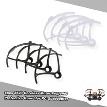 8pcs 8520 Coreless Motor Propeller Protective Guard for JJRC JJPRO-T1 T2 QX8090 GoolRC G90 QX95 Q100 LT105 FPV RC Quadcopter SM6