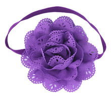 8pcs Hair Band Flower Crown Elastic Hair Bands For Girls Photography Accessories Kinderkleding Meisjes#121 SM6