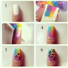 8pcs Woman Salon Nail Sponges for Acrylic Makeup Manicure Nail Art Accessory SM6