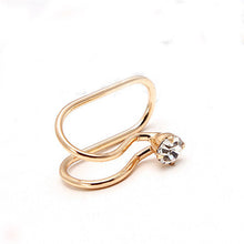 9 Patterns U Shaped Ear Cuff Silver Gold Plated Pearl Rhinestone Clip Earrings Fine Jewelry Delicate SM6