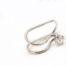 9 Patterns U Shaped Ear Cuff Silver Gold Plated Pearl Rhinestone Clip Earrings Fine Jewelry Delicate SM6