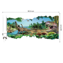 90*50cm newest 4 designs impression 3d cartoon movie Dinosaur home decal wall sticker/boys love kids room decor child gifts SM6
