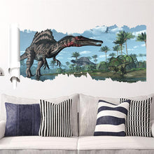90*50cm newest 4 designs impression 3d cartoon movie Dinosaur home decal wall sticker/boys love kids room decor child gifts SM6