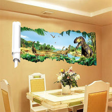 90*50cm newest 4 designs impression 3d cartoon movie Dinosaur home decal wall sticker/boys love kids room decor child gifts SM6